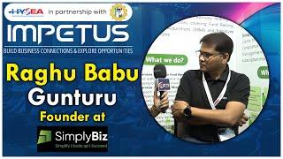 hysea impetus 2023: Raghu Babu Gunturu Founder at SimplyBiz | ittv global media