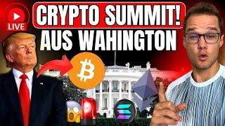  Live: Krypto-Gipfel in den USA! Trump und das Crypto Summit in Washington! 