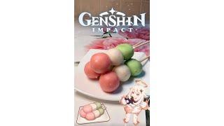 Genshin Impact Dango  #cooking #food #delicious #genshinimpact #dango #japanesefood #china