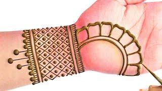 Eid Latest Easy Dotted Mehandi Designs| Stylish Mehndi design| Simple mehndi | Henna Front hand