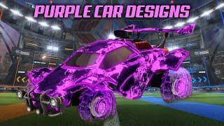 Purple Car Designs - Rocket League