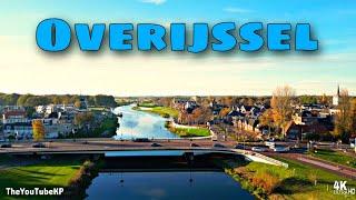 Overijssel In 4K ULTRA HD - Road Netherlands Overijssel | River Trees Netherlands 