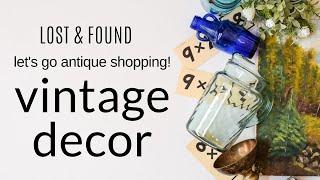 Come Antique Shopping with Me! Sharing a Thrift Haul, Vintage Decor to Resell and Use for Home Decor