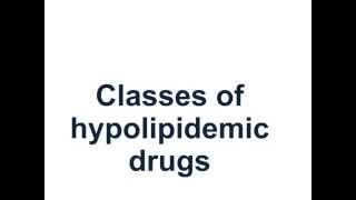 USMLE  Classes Of Hypolipidemic drugs by UsmleTeam