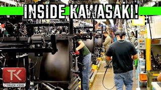 Go INSIDE the Kawasaki Factory And Watch Them Build ATVs, Jet Skis, SxSs and More!