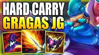 THIS IS HOW YOU CAN EASILY HARD CARRY YOUR SOLO Q GAMES WITH GRAGAS JUNGLE!  League of Legends Guide