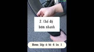 BƠM LỐP Ô TÔ 4 TRONG 1 THẾ HỆ MỚI