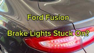 Ford Fusion Brake Lights Stuck On? Try this First