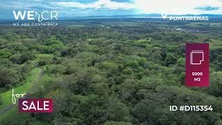 Ocean-view residential lot for sale in Puntarenas