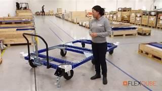 Large Tugger Pallet Cart | Modular Material Handling Equipment