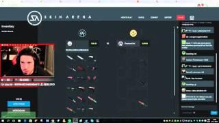 BIGGEST CSGO COINFLIP 20.000 $$ Twitch.tv Phantoml0rd vs Stickyrice $10.000 VS $10.000 coinflip