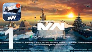 Modern Warships: Gameplay Walkthrough Part 1 - Tutorial! (iOS, Android)