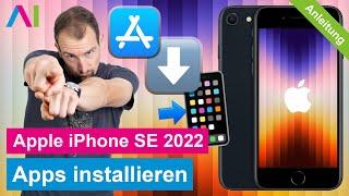 Apple iPhone SE 2022 - Apps installieren / Apps laden •  •  • ‍ • ⬇️ • Anleitung | Tutorial