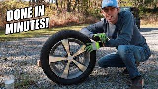 How to Remove a Tire from Wheel / Rim