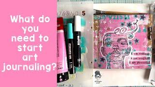 Art Journaling for Beginners: What do you need to start art journaling?