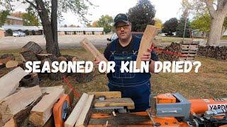 Seasoned VS. Kiln dried firewood   Which is best to buy and what is the value of each type? #72