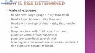 Blood Borne Pathogens