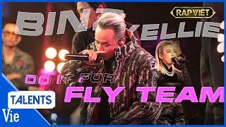 BINZ tỏa sáng với flow điên đảo "Do it for FLY team" cực gắt cùng Kellie tại Chung kết Rap Việt 2021