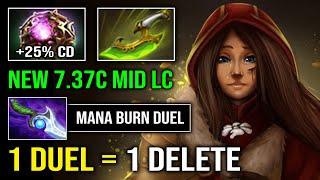 NEW 7.37C OP MID LC Mana Burn Dueling 643 Damage Per Hit with Octarine + Diffusal Dota 2