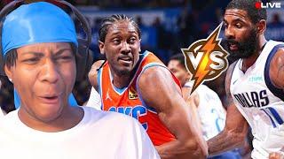 Lvgit LIVE Reaction To MAVERICKS at THUNDER | EMIRATES NBA CUP | December 10, 2024