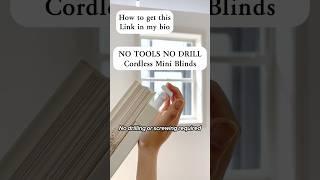 Easy to install, No-drill blinds!