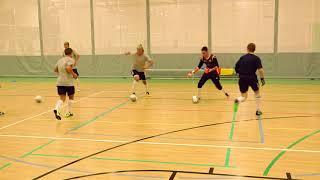 Futsal Training Drill: Receiving Turning and Facing Level 1 (Beginner)