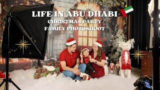 life in abu dhabi: buying gifts, christmas party, christmas family photoshoot, mushrif mall