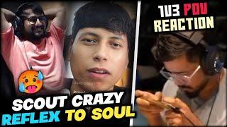 Scout 1v3 SOUL *POV*  Crazy Reflexes  Sensei Osmium SHOCKED 