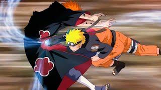 Naruto finish Pain using Rasengan before Pain recovers his Shinra Tensei