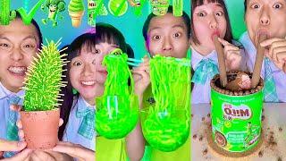 Extreme Eating Only One Color Spicy Sour Food Challenge Compilation! bubble tea Boba (Part3)