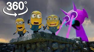 360° Minion Mel vs. Giant Sprunki – Epic Showdown in VR!