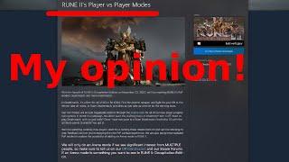 My opinion on "RUNE II's Player vs Player Modes"