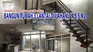 Review hasil renovasi rumah 3 lantai premier savanna vida bekasi baitizania