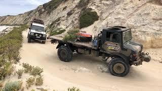 Bremer Bay Jan 2020 - V8 Troop Carrier - Broken Rear Diff - Recovery