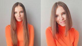 ПРИЧЕСКА КАРЕ БЕЗ СТРИЖКИ/Bob hairstyle without scissors