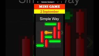 Hamster Kombat Mini Game Today 2 September Unlock Key | 2 September Mini Game Hamster | #mini game