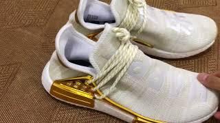 Pharrell xNMD Human Race China Gold Happy Unboxing