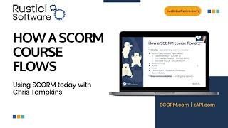 How a SCORM course flows