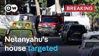 Drone launched toward Israeli PM Netanyahu's home | DW News