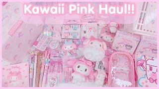 Huge Kawaii Pink Sanrio Haul!!!