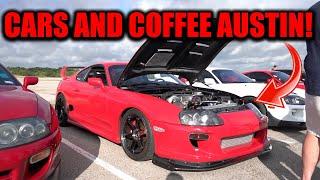 TEXAS'S LARGEST CAR SHOW IS FINALLY BACK! | CARS AND COFFEE AUSTIN AT COTA!