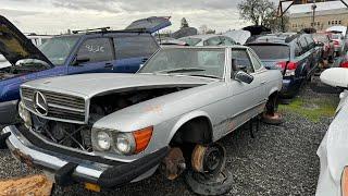 1983 Mercedes-Benz R107 380SL at Junkyard