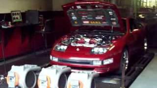 National Speed: Customer's 1990 Nissan 300ZX Twin Turbo - 15psi Pull - 400whp...