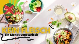 30 Tage KEIN FLEISCH! | Ich habe ein Monat VEGETARISCH gelebt | Selbstexperiment