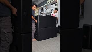 JBL Sound System Test: VRX932LAP Line Array & SRX928S Subwoofer #soundsystem #audio #loudspeaker