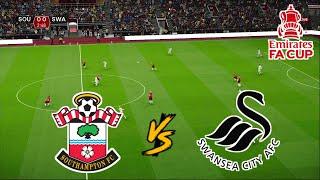 SOUTHAMPTON vs SWANSEA CITY | EMIRATES FA CUP 2024/2025 | FOOTBALL LIFE 2025