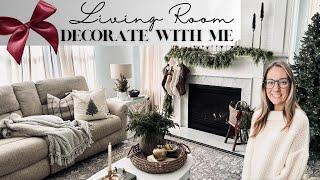 NEW 2023 Christmas Living Room Decor | Simple & Neutral Style | Cozy Christmas Decorating