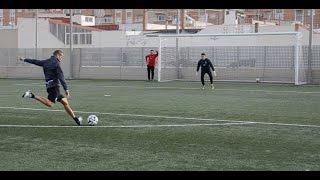 Jorge Luque roza la perfección en los tiros a puerta