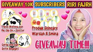 GIVEAWAY SPECIAL 10K SUBSCRIBERS!! || Riri Fajrh