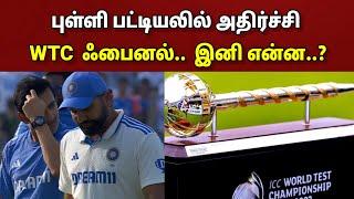 புள்ளி பட்டியலில் அதிர்ச்சி கொடுத்த இந்தியா.. WTC ஃபைனலுக்கு தகுதி பெற இனி என்ன செய்ய வேண்டும்..??